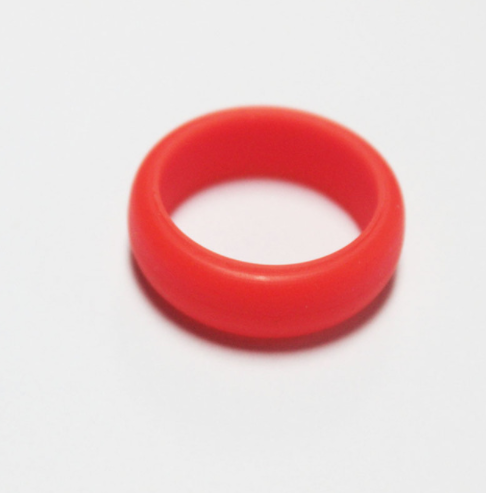 Colored silicone ring